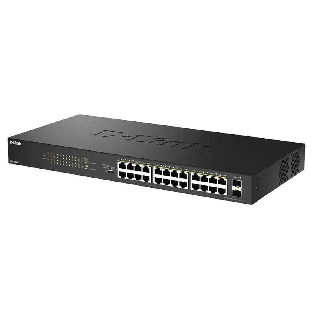 D-Link DGS-1026P/E Switch 24xGbE PoE+ 2xSFP 3