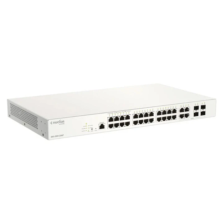 D-Link DBS-2000-28MP/E 28xGb PoE+ Switch 370W 1Y 2