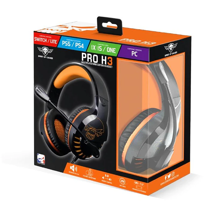 Spirit of Gamer Auricular Pro H3 Multiplateforme 3