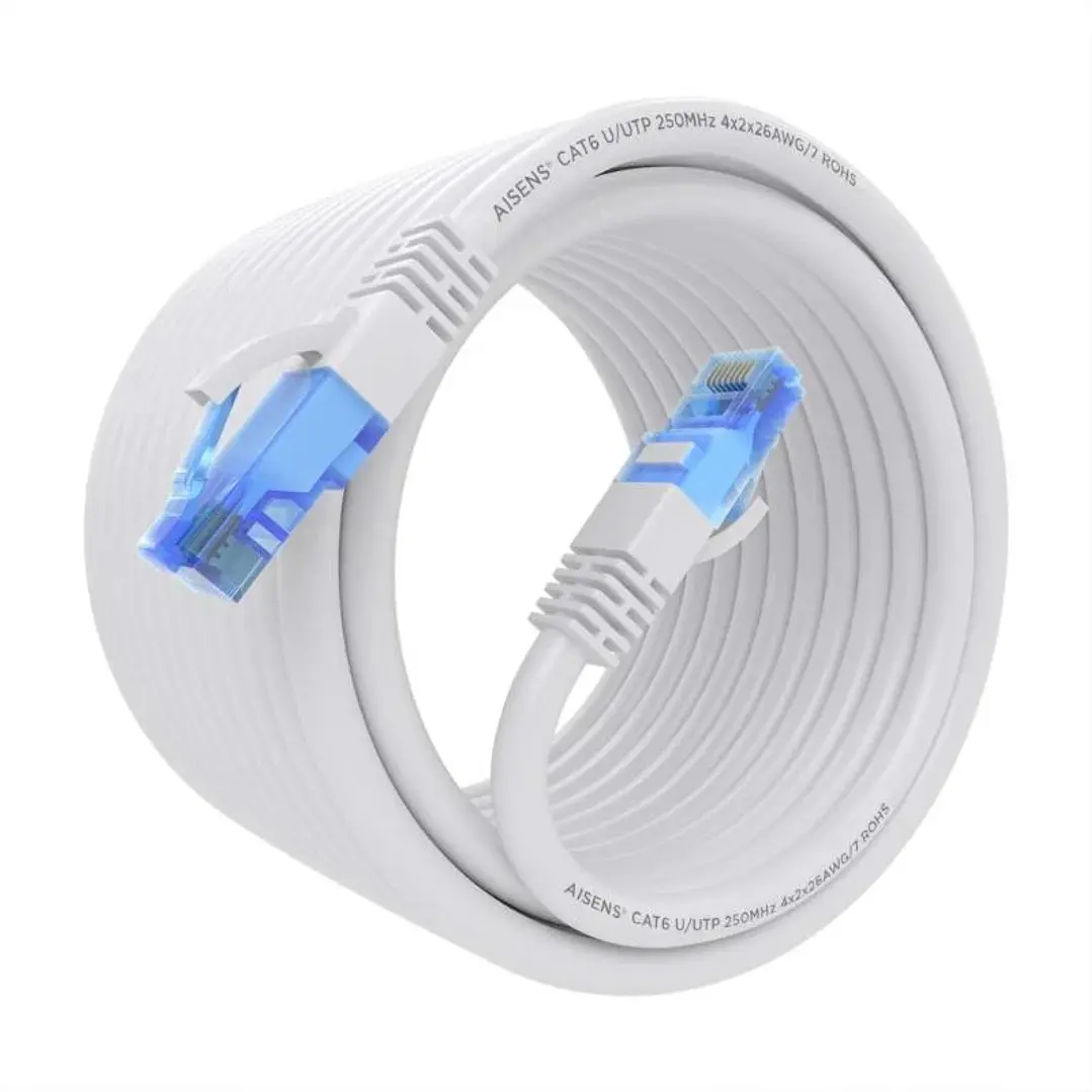 Aisens Cable RJ45 CAT.6 UTP AWG26 CCA Blanco 7.5m 2