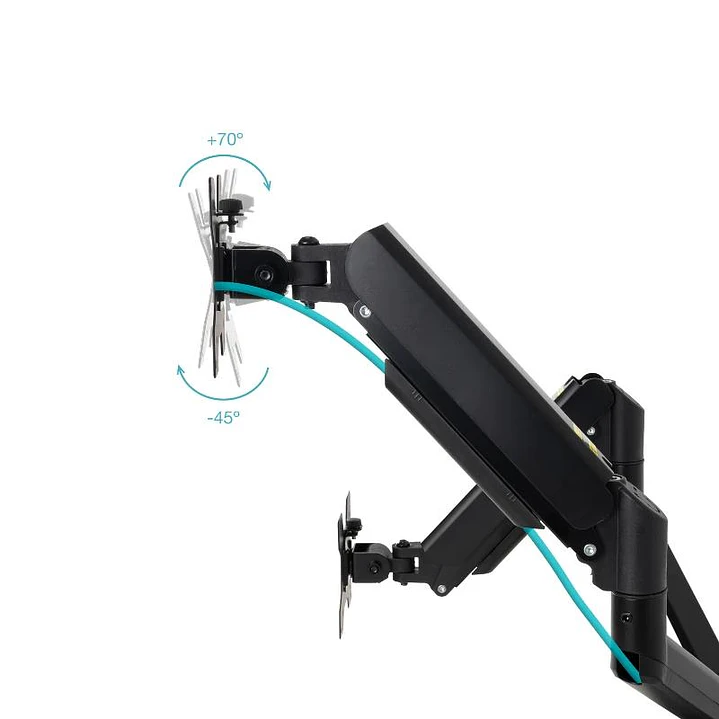 Tooq Soporte Pared LP1434TNR-B 2 brazo 13-34 Negro 3