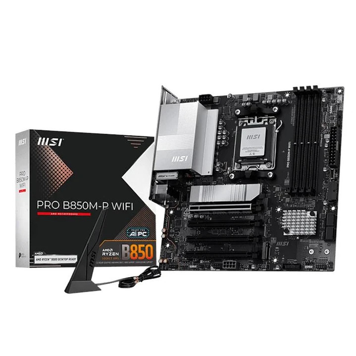 MSI Placa Base PRO B850M-P DDR5 WIFI AM5 1