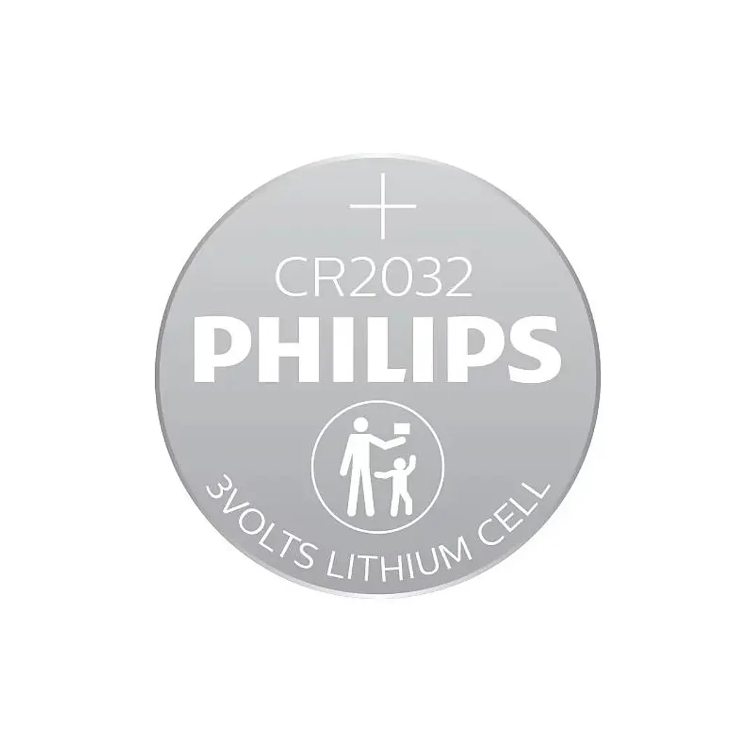 Philips Pila Boton Litio CR2032 3v Blister*5 2
