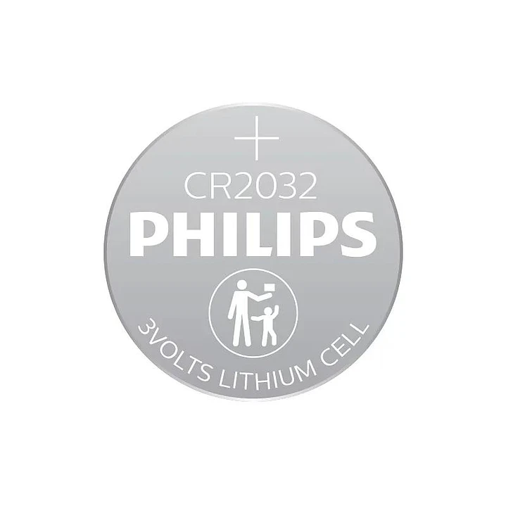 Philips Pila Boton Litio CR2032 3v Blister*5 2