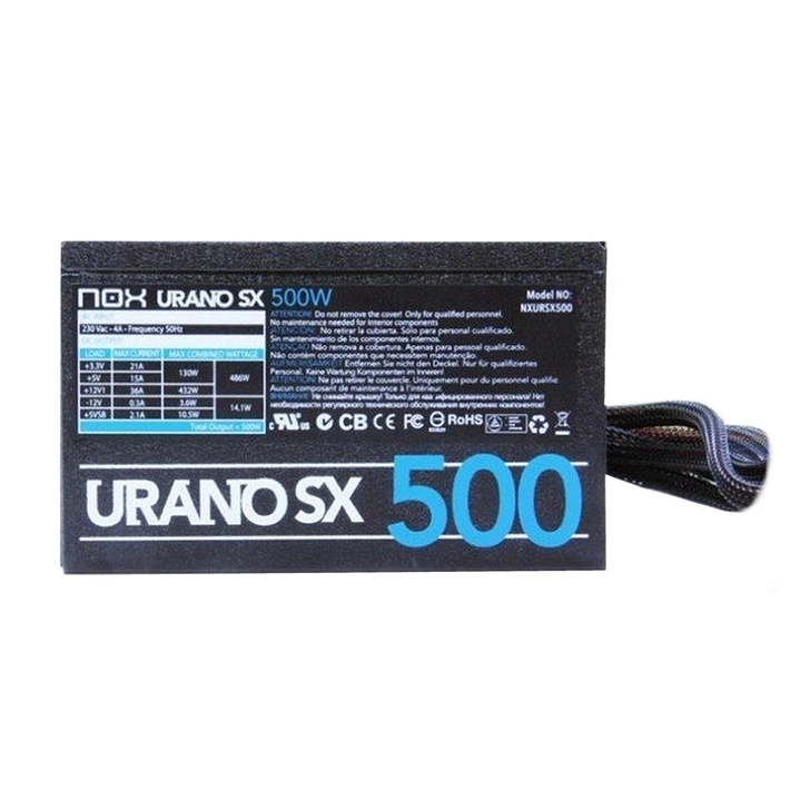 NOX Fuente Alimentación Urano SX 500W ATX 2