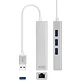 Nanocable Conversor USB 3.0 Ethernet + 3xUSB 3.0 - vignette 1
