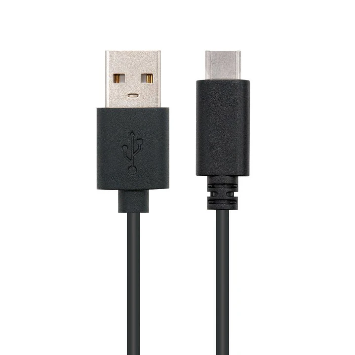 Nanocable Cable USB 2.0 3A Tipo USB-C/M-A/M 0.5 M 2