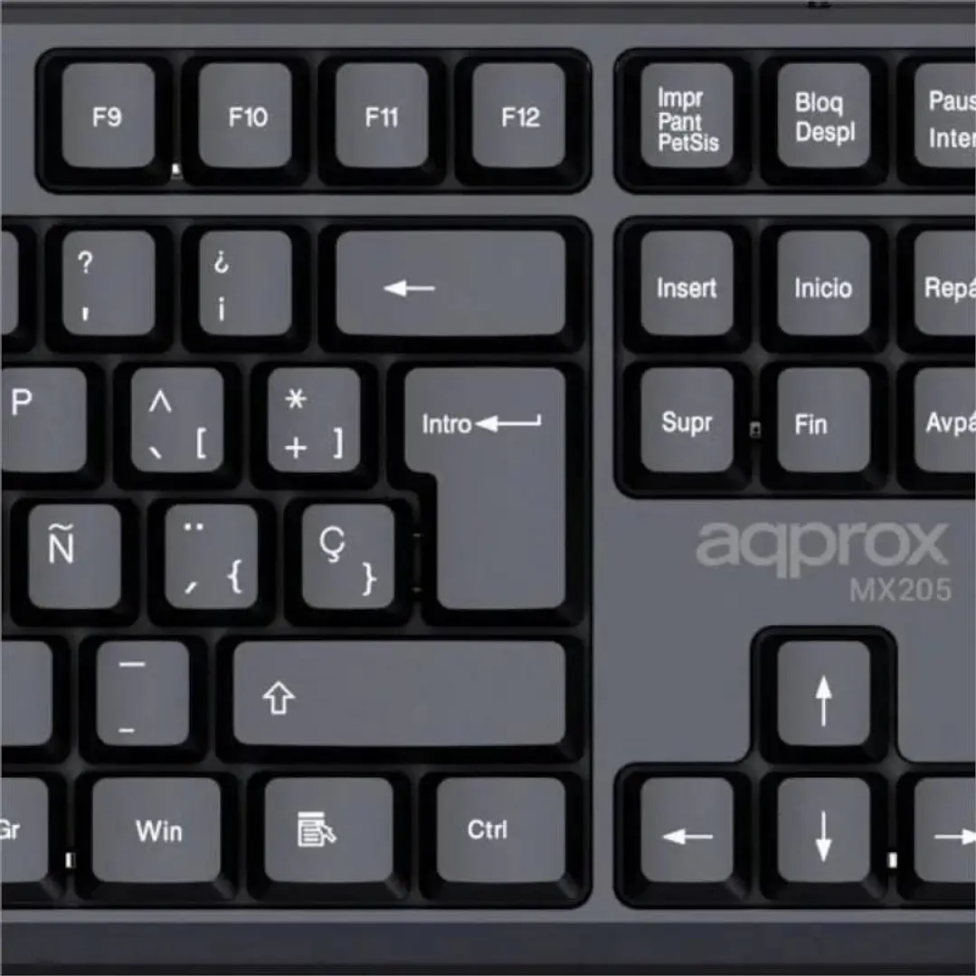 APPROX Teclado X205 USB 2.0 Negro 3