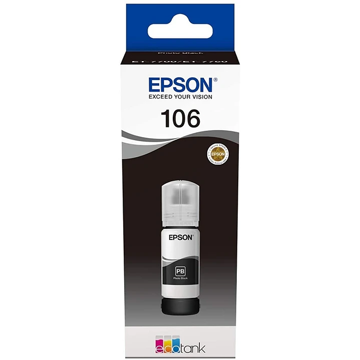 Epson Botella Tinta Ecotank 106 Negro 1