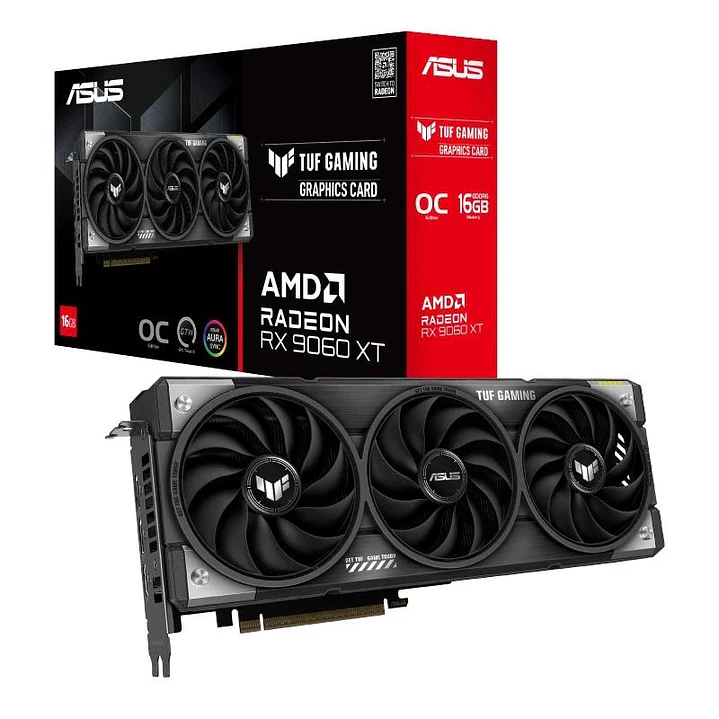 ASUS VGA AMD TUF RX 9060XT O16G GAMING 16GB DDR6 1