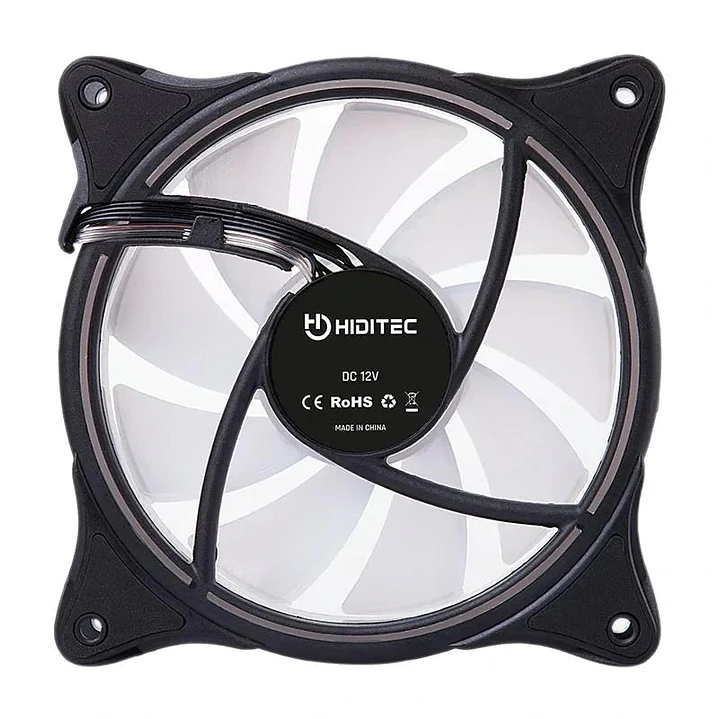 Hiditec Ventilador Gaming ARGB-N-18 BLACK 120 MM 2