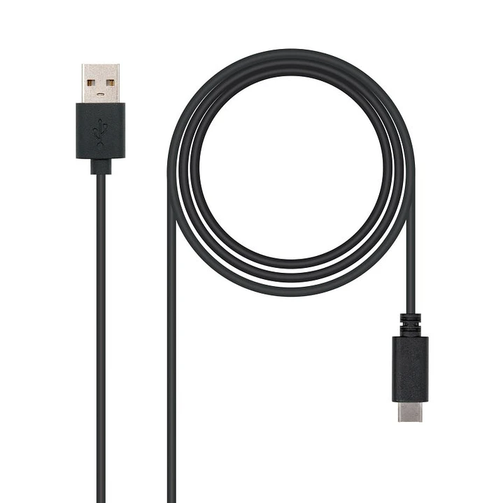 Nanocable Cable USB 2.0 3A Tipo USB-C/M-A/M 1 M 1