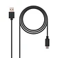 Nanocable Cable USB 2.0 3A Tipo USB-C/M-A/M 1 M - Miniatura 1