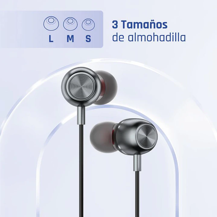 iggual Auriculares con micro intrauditivos Jack3,5 3