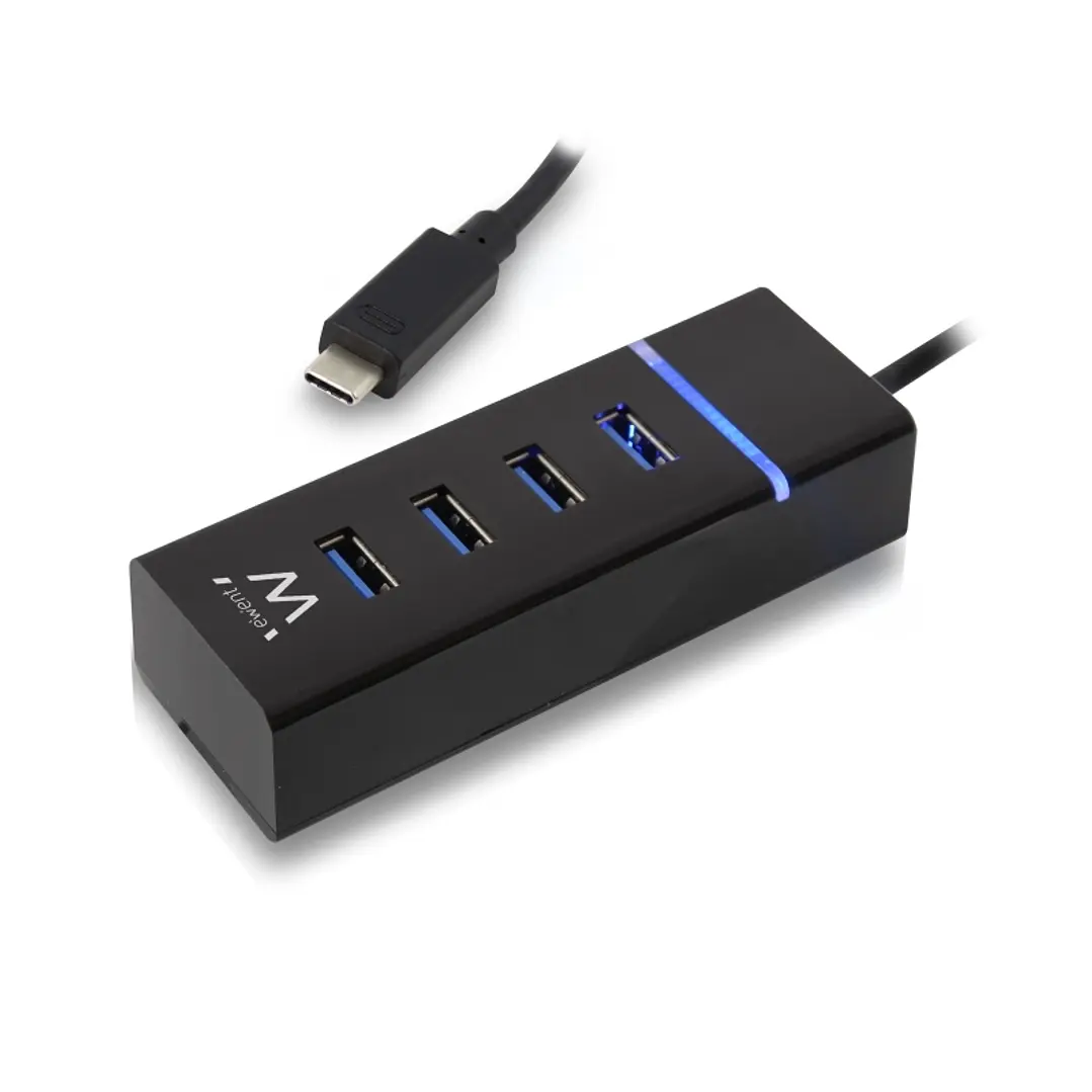 Ewent E1137 HUB USB TIPO C 4 PUEROS USB 3.1 1