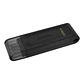 Kingston DataTraveler DT70 128GB USB C 3.2  Negro - Thumbnail 3