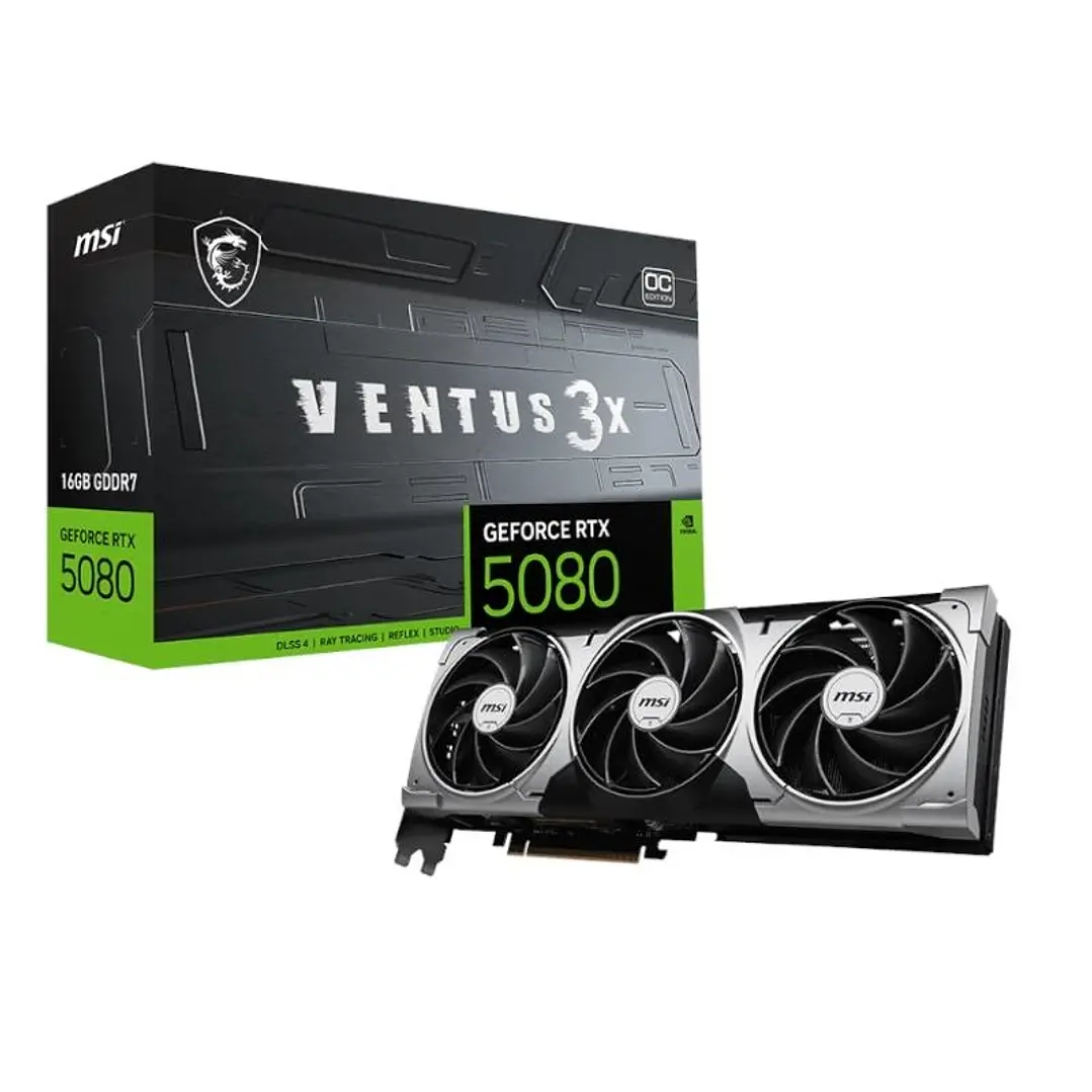 MSI VGA NVIDIA RTX 5080 16G VENTUS 3X OC DDR7 1