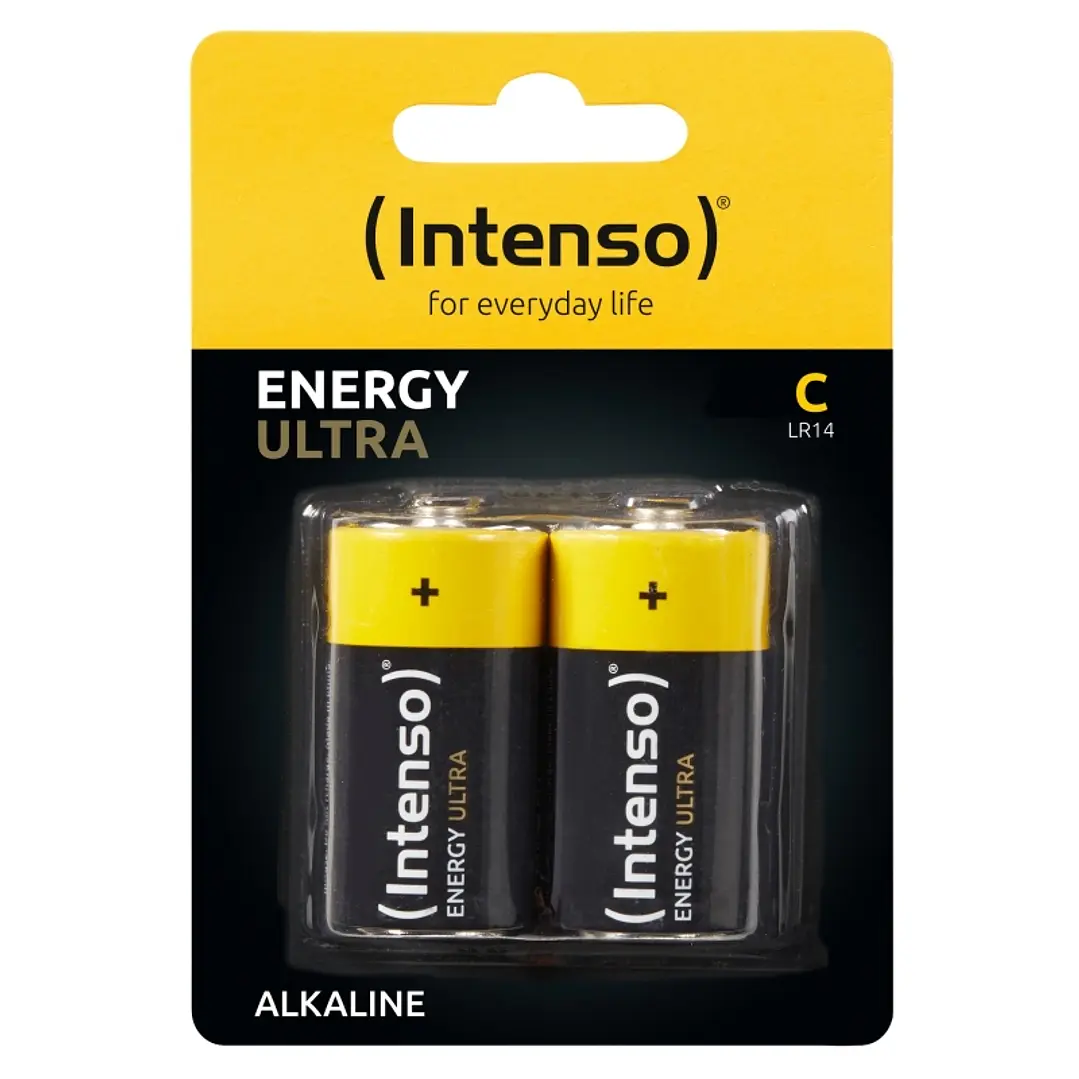 Intenso Pila Alcalina energy ultra CLR14 Pack-2 1