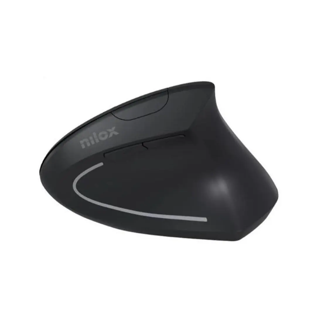 Nilox Ratón Wireless Vertical, 1600 DPI, Negro 4