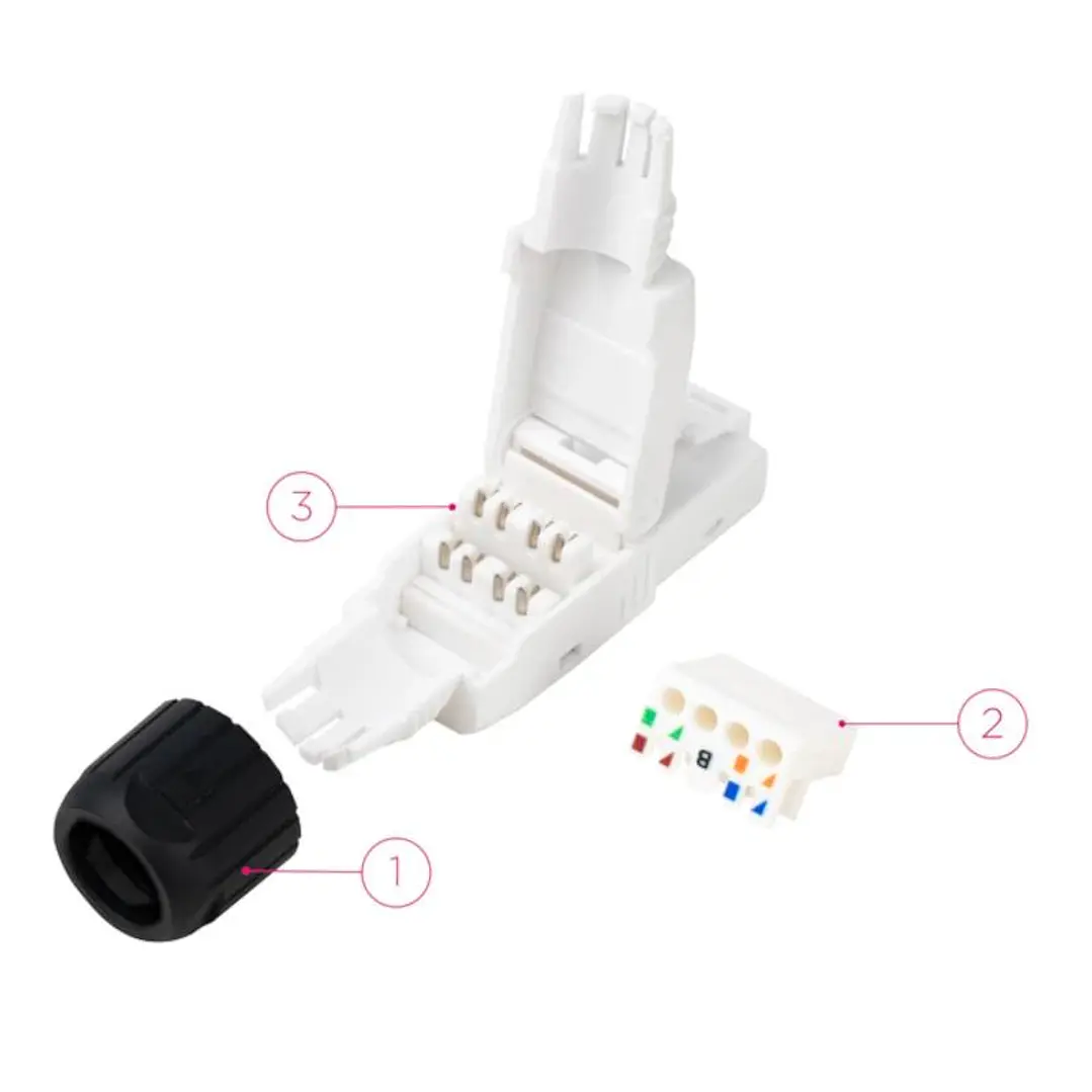 Nanocable Conector RJ45 Auto Crimpable 10 uds 2