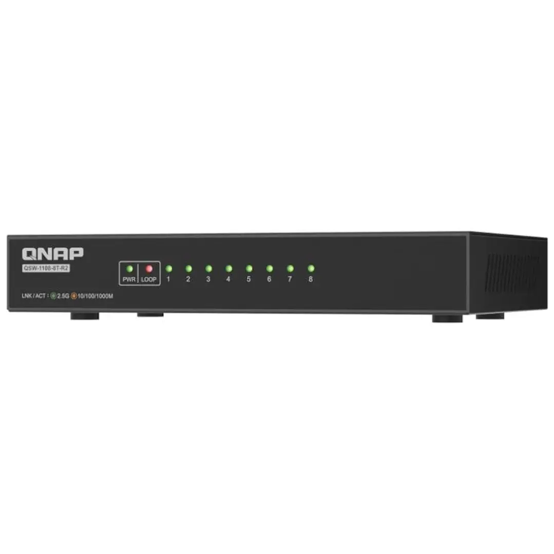 QNAP QSW-1108-8T-R2 Switch No Gest 8x2.5GbE 1