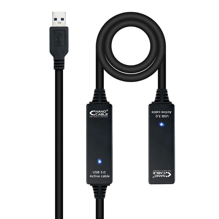 Nanocable Cable USB 3.0 Prolong. Amplificador 15 m 1