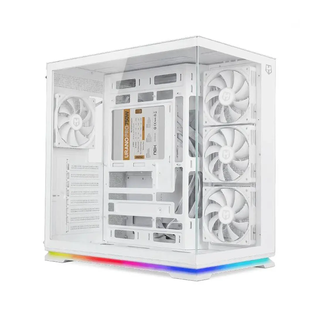 NOX Semitorre ATX HUMMER GALAXY ARGB Blanca 2