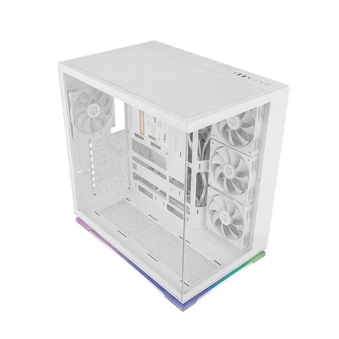 NOX Semitorre ATX HUMMER GALAXY ARGB Blanca 4