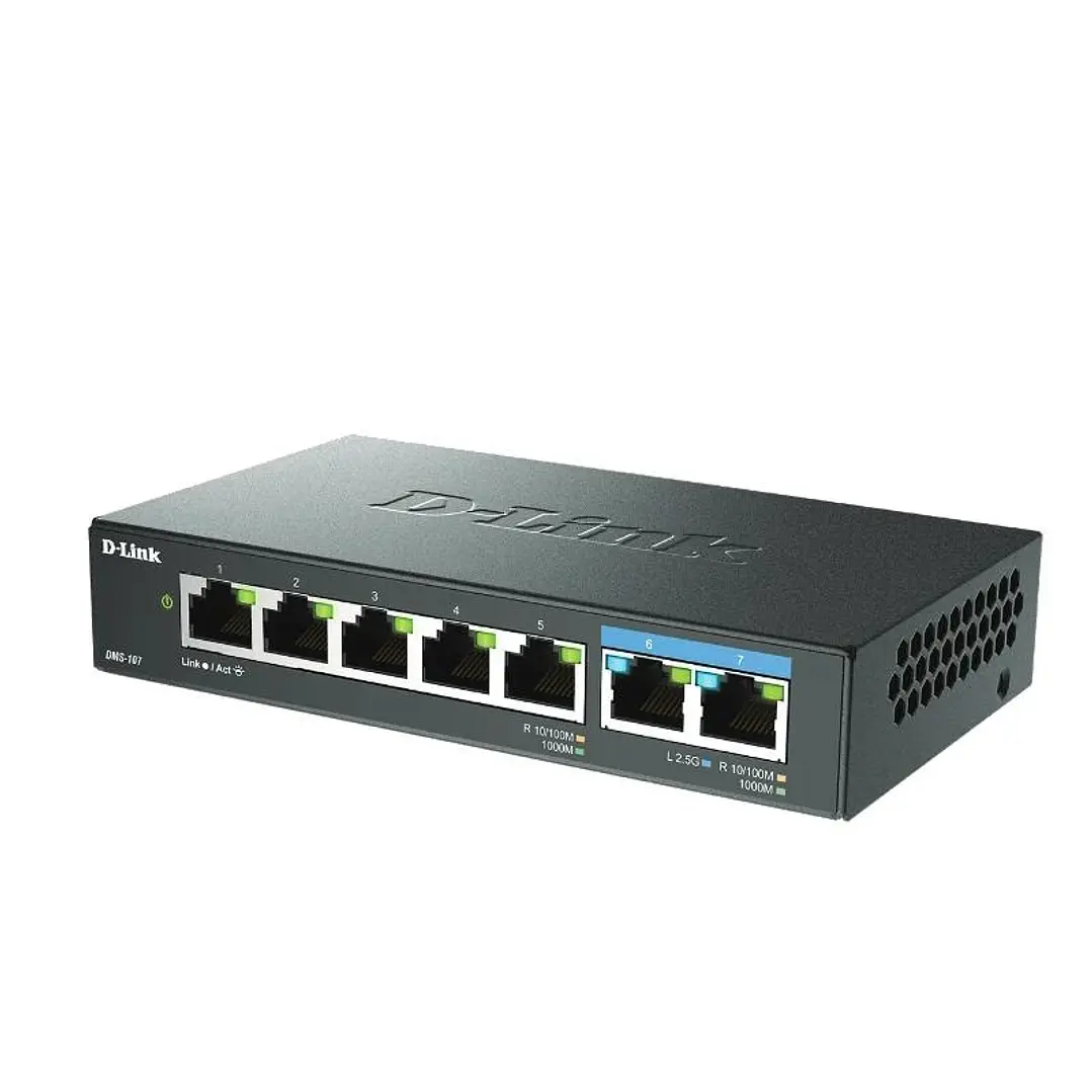 D-Link DMS-107 7xMGb Unmanaged Switch 1