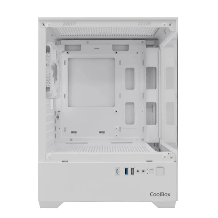 Coolbox Caja Gaming MATX GM200 V.Lite ARGB S.FTE B 3