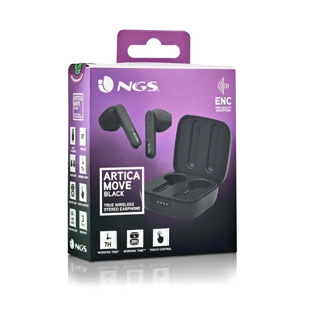 NGS Auriculares Artica Move BT y TW Stereo Black 4