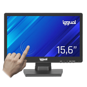 iggual Monitor táctil capacitivo 15,6