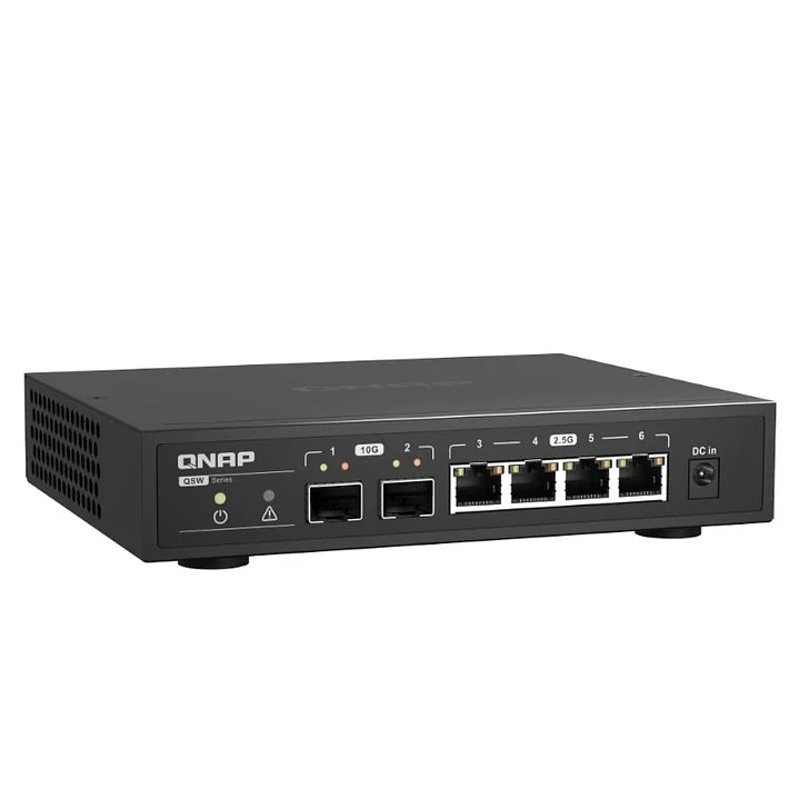 QNAP QSW-2104-2S Switch 2x10GbE SFP+ 4x2.5GbE 1