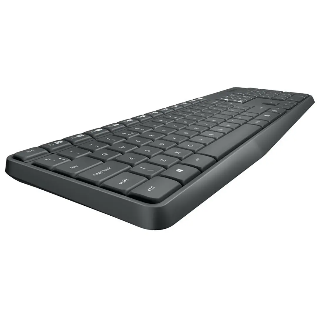 Logitech MK235 Teclado y ratón Inalámbrico Gris 4