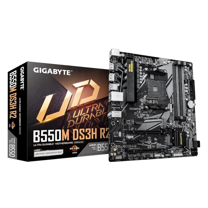 Gigabyte Placa Base B550M DS3H R2 mATX AM4 1