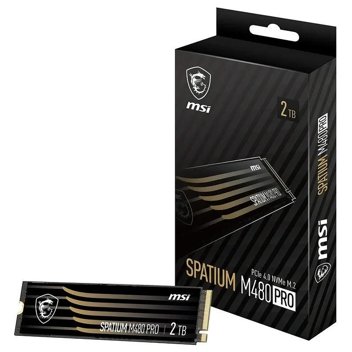 MSI SSD Spatium M480 Pro 2Tb PCIe 4.0 NVMe 7400Mbs 1