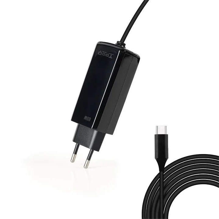 Tooq Cargador portátil GAN USB-C PD 65W Cúbico 3