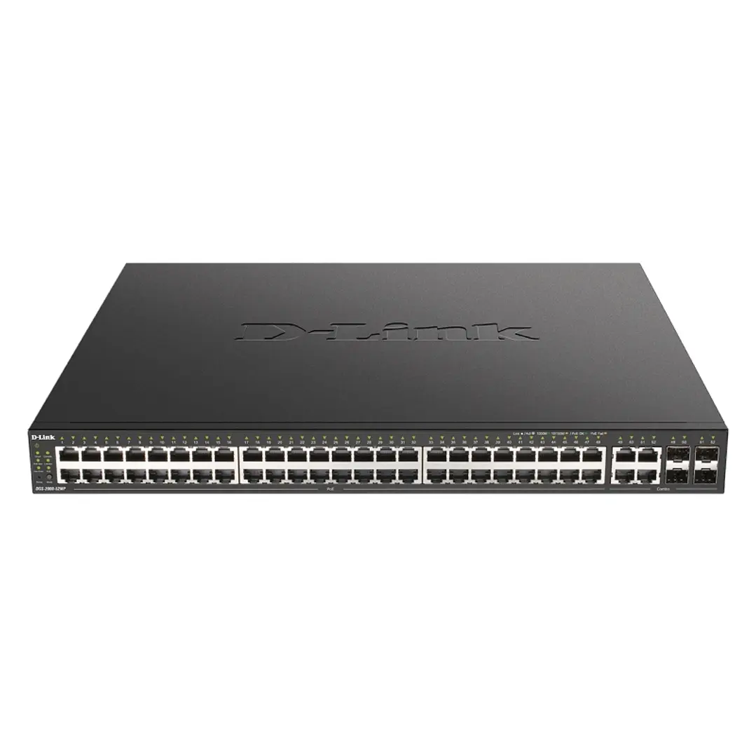 D-Link DGS-2000-52MP Switch L2 48xGB PoE 4xGbE/SFP 1
