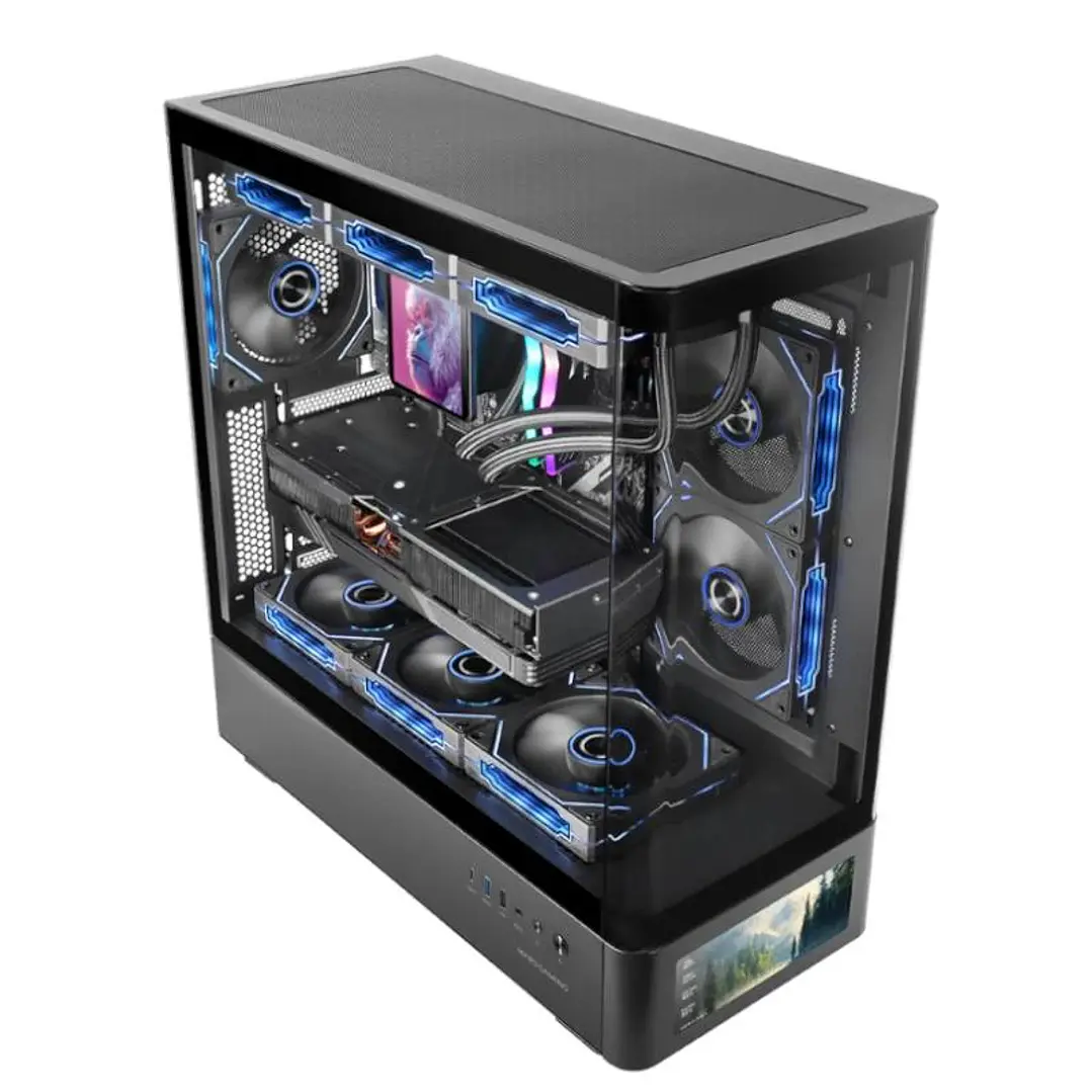 MARS GAMING Caja ATX Pantalla IPS 7,2