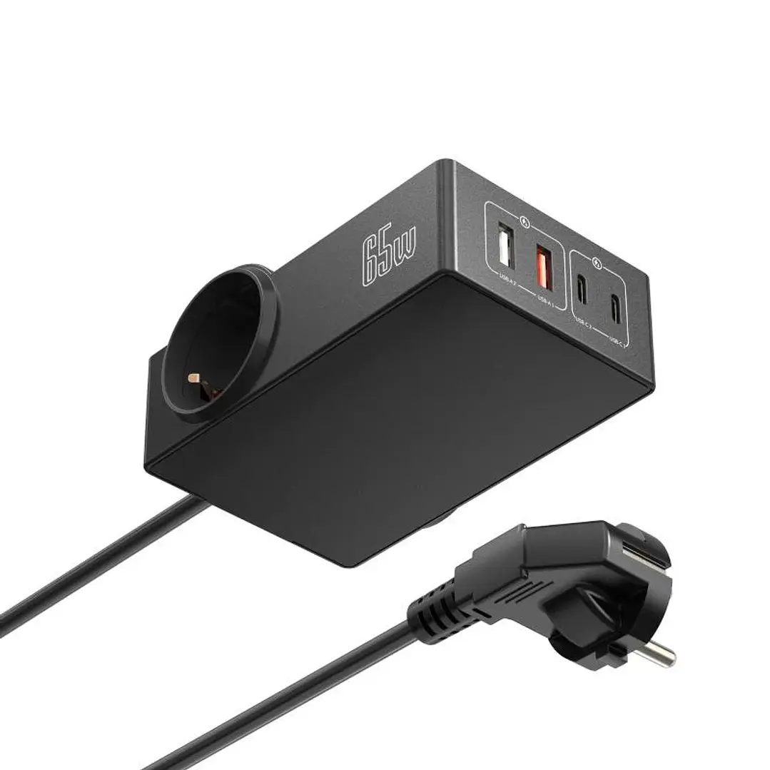 EWENT Estacion carga ew3992 Gan 65w 2