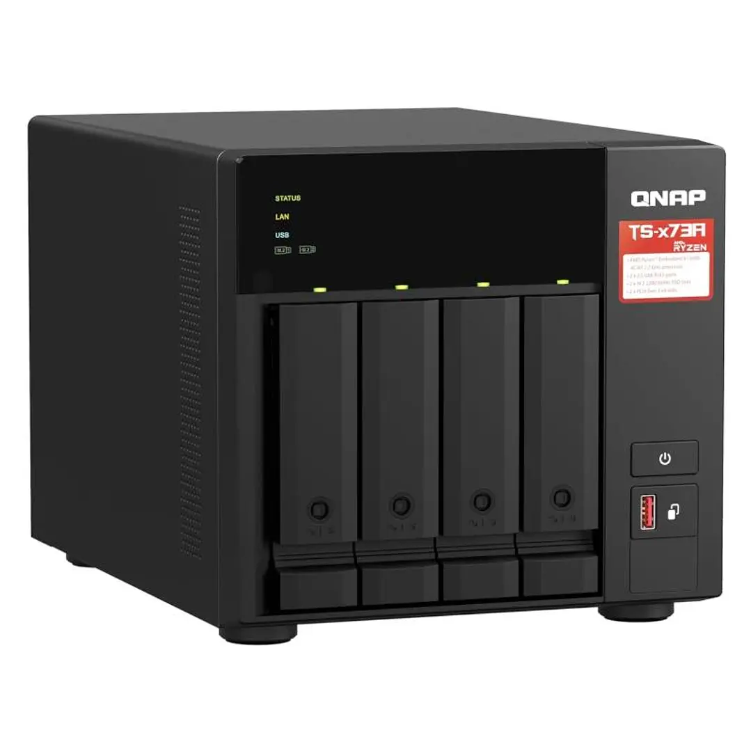 QNAP TS-473A-SW5T Bundle NAS 4XHDD-Bay + Switch 4
