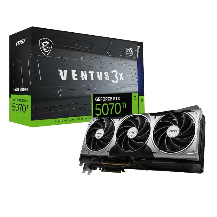MSI VGA NVIDIA RTX 5070 Ti 16G VENTUS 3X OC DDR7 1