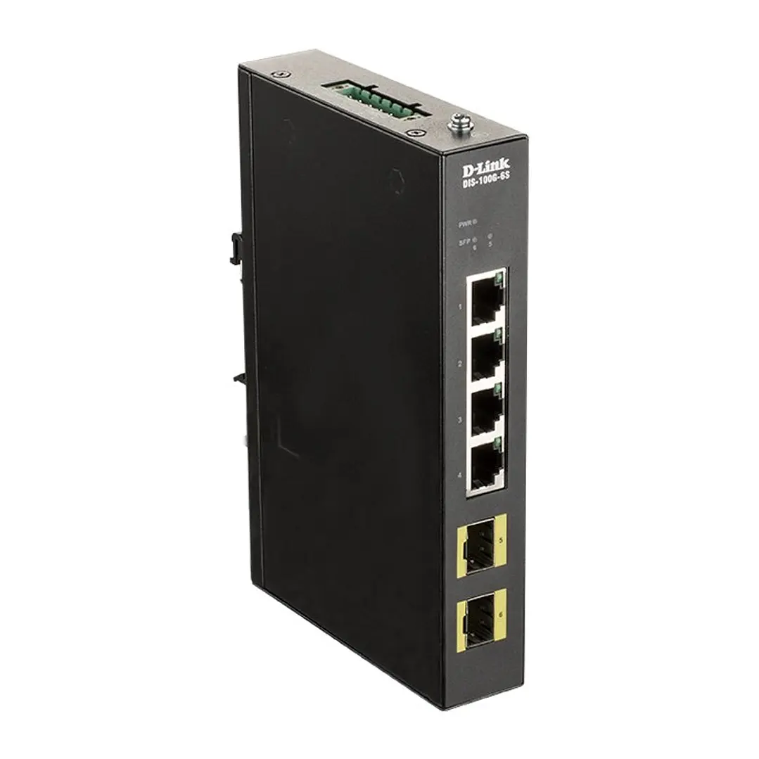 D-Link DIS-100G-6S Switch Industrial 4xGb 2xSFP 1