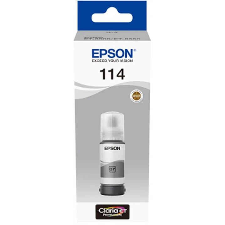 Epson Botella Tinta Ecotank 114 Gris 1