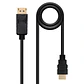 Nanocable Cable Conversor DP a HDMI Negro 10m - thumbnail 1