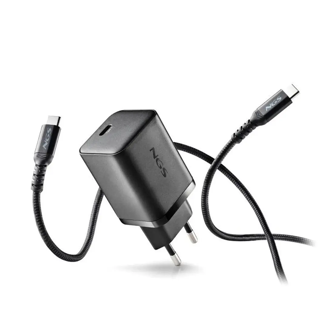 NGS CARGADOR GAN ULTRARAP 65W USB-C CON CABL 1