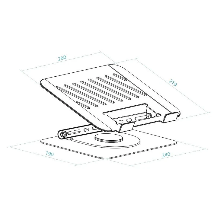 Tooq Soporte mesa 360º dispositivos 11-17
