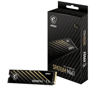 MSI SSD Spatium M461 1Tb PCIe 4.0 NVMe 5000 Mb-s