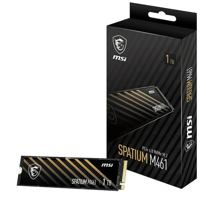 MSI SSD Spatium M461 1Tb PCIe 4.0 NVMe 5000 Mb-s 1