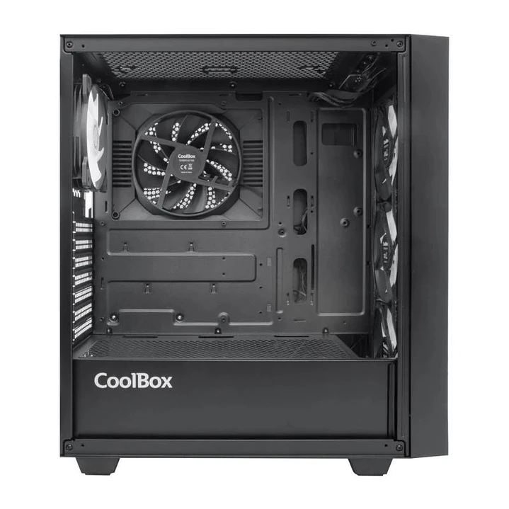 Coolbox Caja Gaming ATX GA300 GRIDLINE Black 4